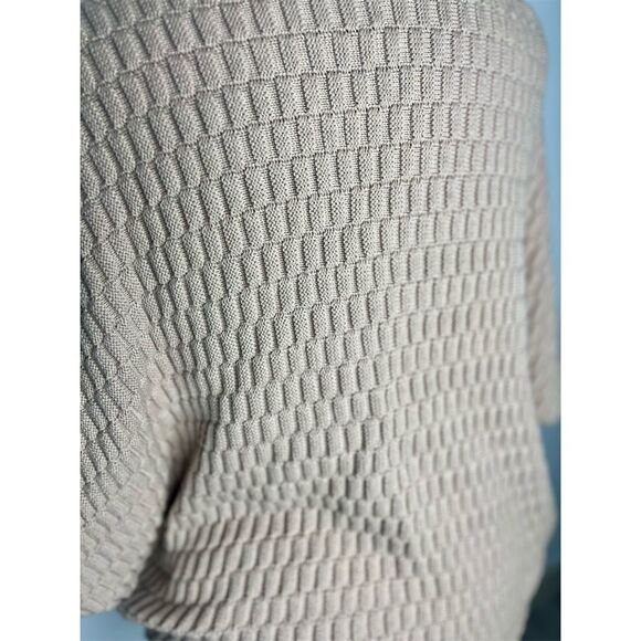 Jennifer Lopez Women's Beige Open Front Cardigan Shawl Collar Size M - Picture 7 of 13